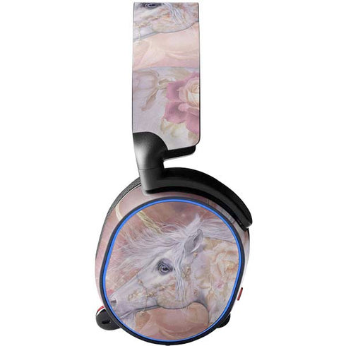 Laurie Prindle Licorne Florale Rose Unicorn SteelSeries Arctis 3 Skin