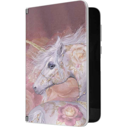 Laurie Prindle Licorne Florale Rose Unicorn Surface Duo Skin