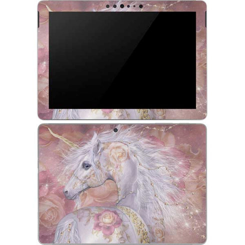 Laurie Prindle Licorne Florale Rose Unicorn Surface Go Skin