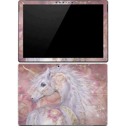 Laurie Prindle Licorne Florale Rose Unicorn Surface Pro 4 Skin