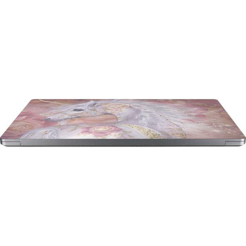 Laurie Prindle Licorne Florale Rose Unicorn Universal Laptop 13in (10.6 x 7.6in) Skin
