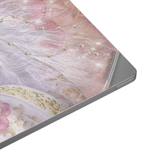 Laurie Prindle Licorne Florale Rose Unicorn Universal Laptop 13in (10.6 x 7.6in) Skin