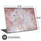 Laurie Prindle Licorne Florale Rose Unicorn Universal Laptop 18in (14.6 x 10.6in) Skin