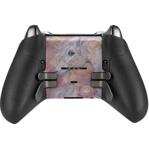 Laurie Prindle Licorne Florale Rose Unicorn Xbox Elite Wireless Controller Series 2 Skin