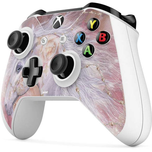 Laurie Prindle Licorne Florale Rose Unicorn Xbox One S Controller Skin