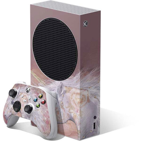 Laurie Prindle Licorne Florale Rose Unicorn Xbox Series S Bundle Skin