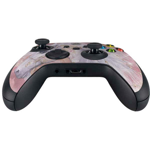 Laurie Prindle Licorne Florale Rose Unicorn Xbox Series X Controller Skin
