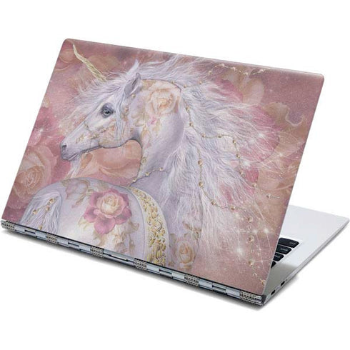 Laurie Prindle Licorne Florale Rose Unicorn Yoga 910 2-in-1 14in Touch-Screen Skin