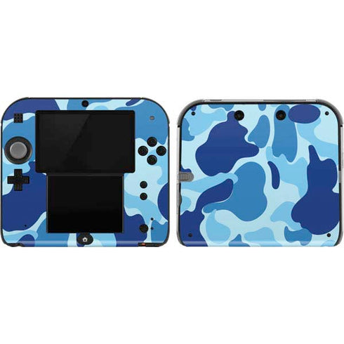 Light Blue Street Camo Nintendo 2DS Skin