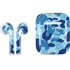 Light Blue Street Camo Apple AirPods 2 Skin