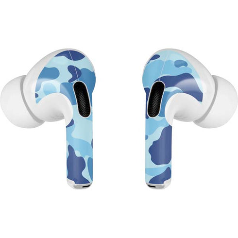 Light Blue Street Camo Apple AirPods Pro Skin