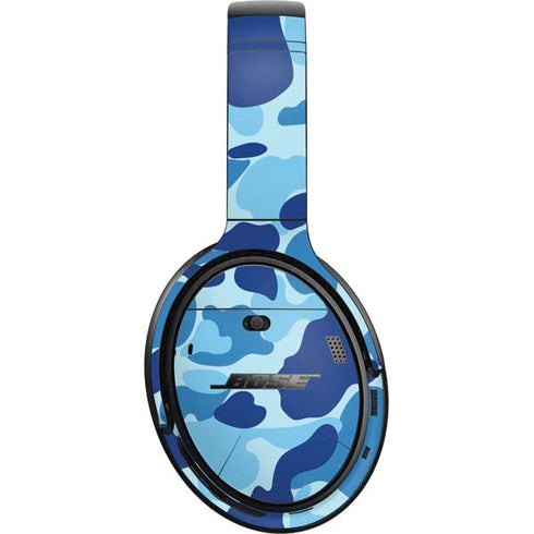 Light Blue Street Camo Bose QuietComfort 35 Headphones Skin