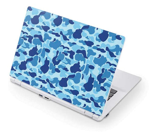 Light Blue Street Camo Acer Chromebook Skin