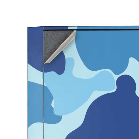 Light Blue Street Camo Corsair 4000D Tempered Glass Mid-Tower ATX Case Skin