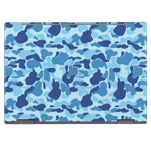 Light Blue Street Camo HP Envy Skin