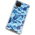 Light Blue Street Camo Galaxy A12 Clear Case