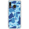 Light Blue Street Camo Galaxy A20 Clear Case
