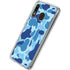 Light Blue Street Camo Galaxy A20 Clear Case
