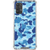 Light Blue Street Camo Galaxy A32 5G Clear Case