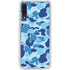Light Blue Street Camo Galaxy A50 Clear Case