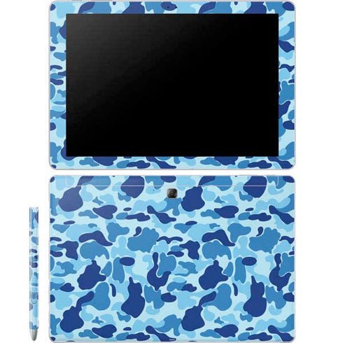 Light Blue Street Camo Galaxy Book 12in Skin