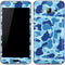 Light Blue Street Camo Galaxy J3 Skin