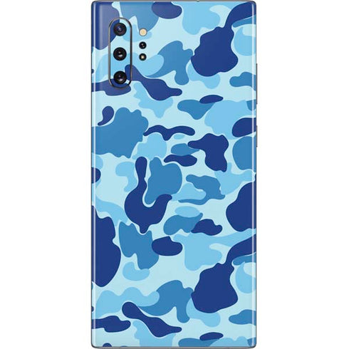 Light Blue Street Camo Galaxy Note 10 Plus Skin