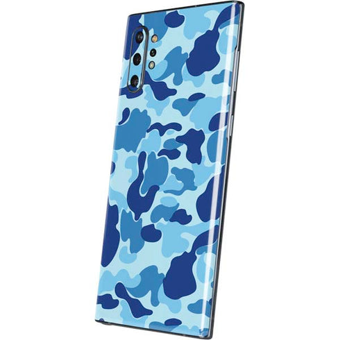Light Blue Street Camo Galaxy Note 10 Plus Skin