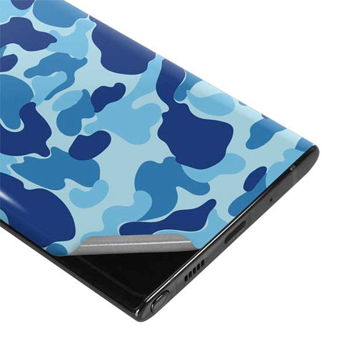 Light Blue Street Camo Galaxy Note 10 Plus Skin