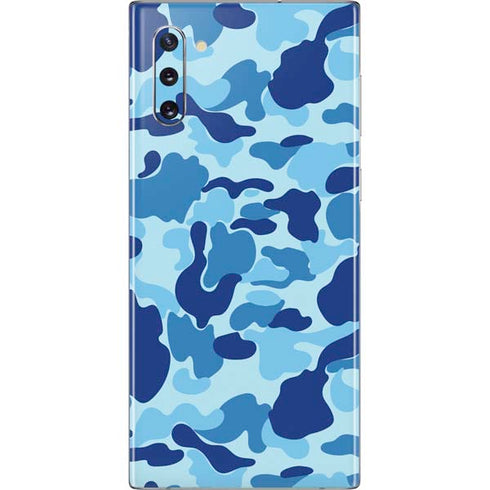 Light Blue Street Camo Galaxy Note 10 Skin