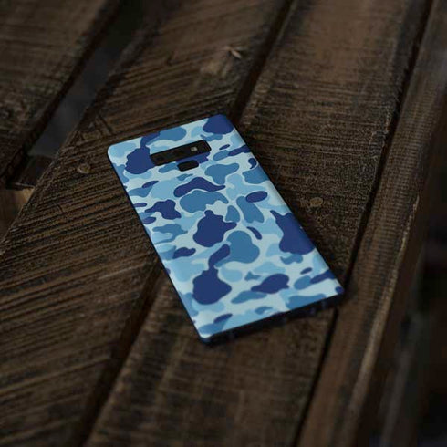 Light Blue Street Camo Galaxy Note 9 Skin
