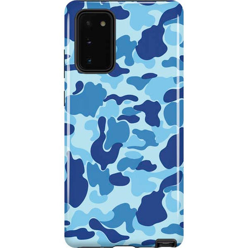 Light Blue Street Camo Galaxy Note20 5G Pro Case