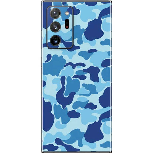 Light Blue Street Camo Galaxy Note20 Ultra 5G Skin