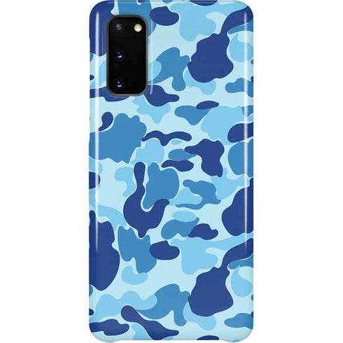 Light Blue Street Camo Galaxy S20 Lite Case