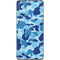 Light Blue Street Camo Galaxy S20 Skin