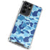 Light Blue Street Camo Galaxy S21 Ultra 5G Clear Case