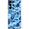 Light Blue Street Camo Galaxy S21 Ultra 5G Skin