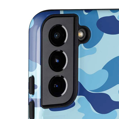 Light Blue Street Camo Galaxy S22 Plus Pro Case