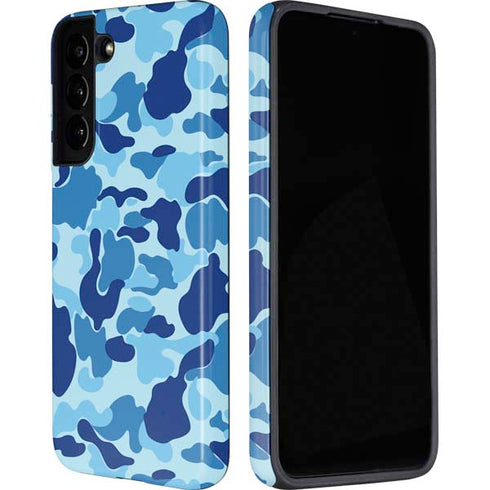 Light Blue Street Camo Galaxy S22 Pro Case