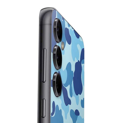 Light Blue Street Camo Galaxy S23 FE Skin