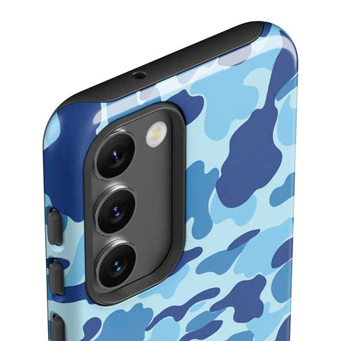 Light Blue Street Camo Galaxy S23 Plus Pro Case