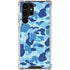 Light Blue Street Camo Galaxy S24 Ultra Clear Case