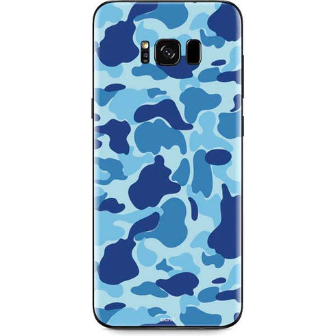 Light Blue Street Camo Galaxy S8 Plus Skin