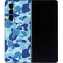 Light Blue Street Camo Galaxy Z Fold4 5G Skin