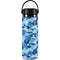 Light Blue Street Camo Hydro Flask 20oz Wide Mouth Skin