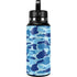 Light Blue Street Camo Hydro Flask 32oz Wide Mouth Skin