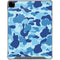 Light Blue Street Camo iPad Pro 12.9in (2020) Clear Case