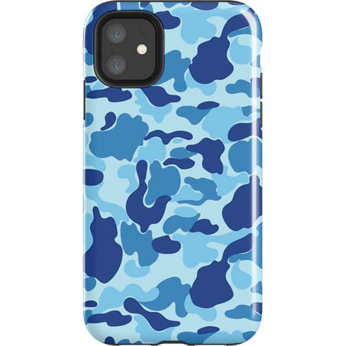 Light Blue Street Camo iPhone 11 Impact Case