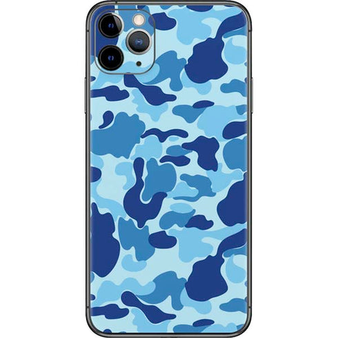 Light Blue Street Camo iPhone 11 Pro Max Skin