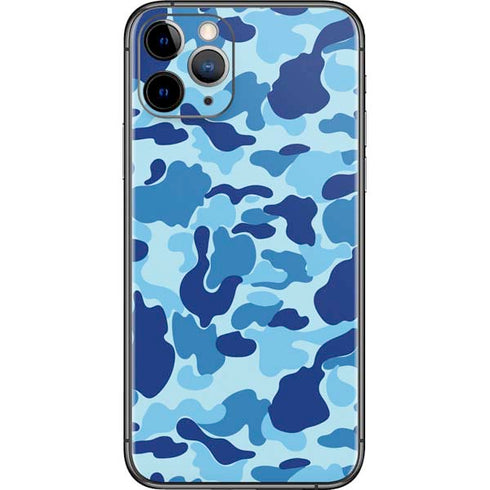 Light Blue Street Camo iPhone 11 Pro Skin
